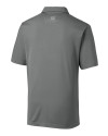 San Francisco 49ers Cutter & Buck Mens Fusion Polo Elemental Grey Mannequin Back Thumbnail Image