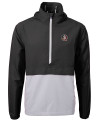Florida State Seminoles Cutter & Buck Charter Eco Recycled Mens Anorak Jacket Black/Polished Mannequin Thumbnail Image