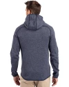 Drexel Dragons Cutter & Buck Mainsail Full Zip Hooded Mens Jacket Liberty Navy Heather Back Thumbnail Image