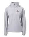 Florida State Seminoles Cutter & Buck Charter Eco Recycled Womens Anorak Jacket Polished Medium Gray Mannequin Thumbnail Image