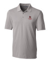 Louisville Cardinals Alumni Cutter & Buck Forge Stretch Mens Big and Tall Polo Polished Medium Gray Mannequin Thumbnail Image