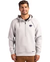 Kansas State Wildcats Cutter & Buck Roam Epic Versatility Half Zip Recycled Mens Hooded Pullover Solitare Front Thumbnail Image