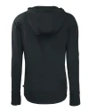 Florida State Seminoles Cutter & Buck Daybreak Eco Recycled Womens Full Zip Hoodie Black Mannequin Back Thumbnail Image