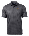 Southern Miss Golden Eagles Cutter & Buck Pike Banner Print Stretch Mens Big & Tall Polo Black Mannequin Thumbnail Image