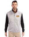 Tennessee Tech Golden Eagles Cutter & Buck Charter Eco Full-Zip Mens Big & Tall Vest Polished Medium Gray Front Thumbnail Image