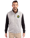 Southeastern Louisiana Lions Cutter & Buck Charter Eco Full-Zip Mens Big & Tall Vest Polished Medium Gray Front Thumbnail Image