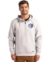 Saint Louis Billikens Cutter & Buck Roam Epic Versatility Half Zip Recycled Mens Hooded Pullover Solitare Front Thumbnail Image