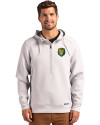 Southeastern Louisiana Lions Cutter & Buck Roam Epic Versatility Half Zip Recycled Mens Hooded Pullover Solitare Front Thumbnail Image