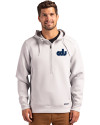 Old Dominion Monarchs College Vault Cutter & Buck Roam Epic Versatility Half Zip Recycled Mens Hooded Pullover Solitare Front Thumbnail Image