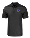 Memphis Tigers Cutter & Buck Pike Eco Tonal Geo Print Stretch Recycled Mens Polo Black Mannequin Thumbnail Image