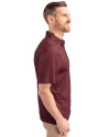 Texas Southern Tigers Cutter & Buck Pike Eco Tonal Geo Print Stretch Recycled Mens Polo Bordeaux Side Thumbnail Image