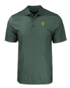 Southeastern Louisiana Lions Cutter & Buck Pike Eco Tonal Geo Print Stretch Recycled Mens Polo Hunter Green Mannequin Thumbnail Image