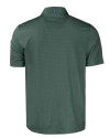 Southeastern Louisiana Lions Cutter & Buck Pike Eco Tonal Geo Print Stretch Recycled Mens Polo Hunter Green Mannequin Back Thumbnail Image
