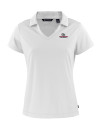 Gonzaga Bulldogs Cutter & Buck Daybreak Eco Recycled Womens V-neck Polo White Mannequin Thumbnail Image