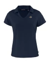 Montana State Bobcats Cutter & Buck Daybreak Eco Recycled Womens V-neck Polo Navy Blue Mannequin Thumbnail Image