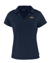 Pepperdine Waves Cutter & Buck Daybreak Eco Recycled Womens V-neck Polo Navy Blue Mannequin Thumbnail Image