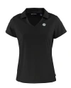 Southern University Jaguars Cutter & Buck Daybreak Eco Recycled Womens V-neck Polo Black Mannequin Thumbnail Image
