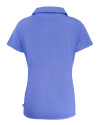 NYU Violets Cutter & Buck Daybreak Eco Recycled Womens V-neck Polo Hyacinth Mannequin Back Thumbnail Image