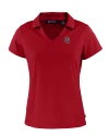 Gonzaga Bulldogs College Vault Cutter & Buck Daybreak Eco Recycled Womens V-neck Polo Cardinal Red Mannequin Thumbnail Image