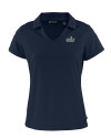 Old Dominion Monarchs College Vault Cutter & Buck Daybreak Eco Recycled Womens V-neck Polo Navy Blue Mannequin Thumbnail Image