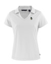 Michigan State Spartans College Vault Cutter & Buck Daybreak Eco Recycled Womens V-neck Polo White Mannequin Thumbnail Image