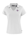 Texas Christian Horned Frogs College Vault Cutter & Buck Daybreak Eco Recycled Womens V-neck Polo White Mannequin Thumbnail Image