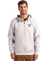 Vanderbilt Commodores Cutter & Buck Roam Epic Versatility Half Zip Recycled Mens Hooded Pullover Solitare Front Thumbnail Image