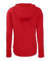 Winston-Salem State Rams Cutter & Buck Daybreak Eco Recycled Womens Full Zip Hoodie Red Mannequin Back Thumbnail Image