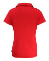Winston-Salem State Rams Cutter & Buck Daybreak Eco Recycled Womens V-neck Polo Red Mannequin Back Thumbnail Image