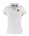 Winston-Salem State Rams Cutter & Buck Daybreak Eco Recycled Womens V-neck Polo White Mannequin Thumbnail Image