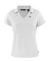 Wake Forest Demon Deacons Cutter & Buck Daybreak Eco Recycled Womens V-neck Polo White Mannequin Thumbnail Image