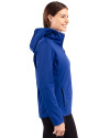 Creighton Bluejays Cutter & Buck Evoke Softshell Recycled Full Zip Womens Jacket Tour Blue Side Thumbnail Image