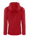 View image 8: Winston-Salem State Rams Cutter & Buck Evoke Recycled Honeycomb Fleece Womens Full Zip Jacket Cardinal Red Mannequin Back