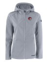 Winston-Salem State Rams Cutter & Buck Evoke Softshell Recycled Full Zip Womens Jacket CONCRETE Mannequin Thumbnail Image