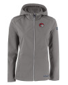 View image 15: Winston-Salem State Rams Cutter & Buck Evoke Recycled Honeycomb Fleece Womens Full Zip Jacket Elemental Grey Mannequin