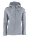 Middle Tennessee Blue Raiders Cutter & Buck Evoke Softshell Recycled Full Zip Womens Jacket CONCRETE Mannequin Thumbnail Image