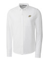 Purdue Boilermakers Cutter & Buck Advantage Tri-Blend Pique Long Sleeve Knitted Mens Button Down White Mannequin Thumbnail Image