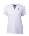 Texas Rio Grande Valley Vaqueros Cutter & Buck Forge Eco Heathered Stretch Womens Blade Top White Mannequin Thumbnail Image