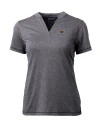 Southern Miss Golden Eagles Cutter & Buck Forge Eco Heathered Stretch Womens Blade Top Charcoal Heather Mannequin Thumbnail Image