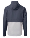 Texas Rio Grande Valley Vaqueros Cutter & Buck Charter Eco Recycled Mens Anorak Jacket Navy Blue/Polished Mannequin Back Thumbnail Image