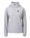 Texas Rio Grande Valley Vaqueros Cutter & Buck Charter Eco Recycled Womens Anorak Jacket Polished Medium Gray Mannequin Thumbnail Image