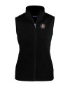 Florida State Seminoles Cutter & Buck Cascade Eco Fleece Womens Vest Black Mannequin Thumbnail Image
