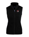 Winston-Salem State Rams Cutter & Buck Cascade Eco Fleece Womens Vest Black Mannequin Thumbnail Image