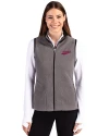 New Mexico State Aggies College Vault Cutter & Buck Cascade Eco Fleece Womens Vest Elemental Grey/Black Front Thumbnail Image