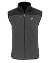 Winston-Salem State Rams Cutter & Buck Cascade Eco Fleece Mens Vest Elemental Grey/Black Mannequin Thumbnail Image
