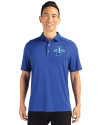 Indiana State Sycamores Cutter & Buck Forge Eco Stretch Recycled Mens Big & Tall Polo Tour Blue Front Thumbnail Image