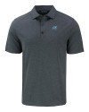 Middle Tennessee Blue Raiders Cutter & Buck Forge Eco Stretch Recycled Mens Big & Tall Polo Dark Black Heather Mannequin Thumbnail Image