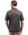 Tuskegee Golden Tigers Cutter & Buck Forge Eco Stretch Recycled Mens Polo Dark Black Heather Back Thumbnail Image