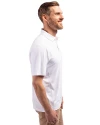 Tuskegee Golden Tigers Cutter & Buck Forge Eco Stretch Recycled Mens Polo White Side Thumbnail Image