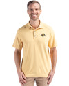 Montana State Bobcats Cutter & Buck Forge Eco Stretch Recycled Mens Polo Desert Front Thumbnail Image